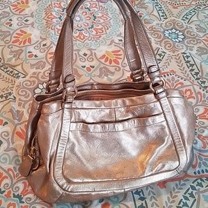 Rose Gold Coach Tote